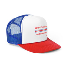 Load image into Gallery viewer, The Quality Minutes &quot;Grind Dont Stop&quot; Trucker Caps
